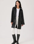 Nikki Jones Printed Waterproof Long Rain Coat