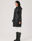 Nikki Jones Printed Waterproof Long Rain Coat
