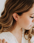 Rectangle Huggie Hoops – Gold Filled Minimal