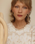 Angie Vintage Hoop Earrings