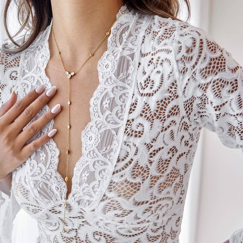 Tarnish Free Y Necklace