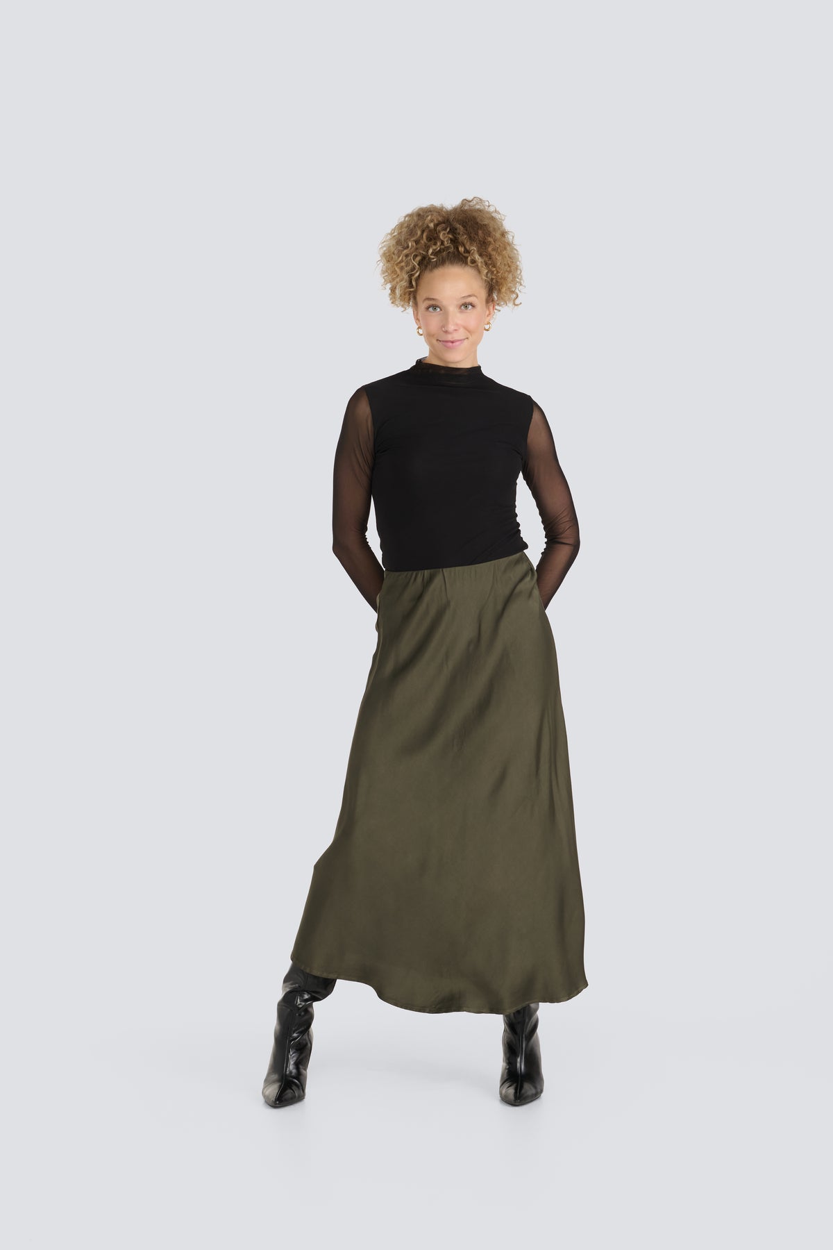 Jessica Laura Silk Skirt