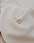 Ember Twisted Huggie Hoops Gold Filled