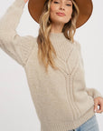 OPENWORK SWEATER PULLOVER