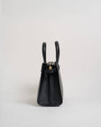 Sveva Bag in Black Togo Leather