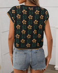 Retro Floral Vintage Pullover