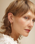 Crystal Hoop Earrings