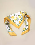 Lemon Silky Feel Bandana Scarf