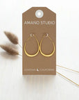 Teardrop Hoops
