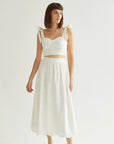 Raylene Cotton Embo Skirt
