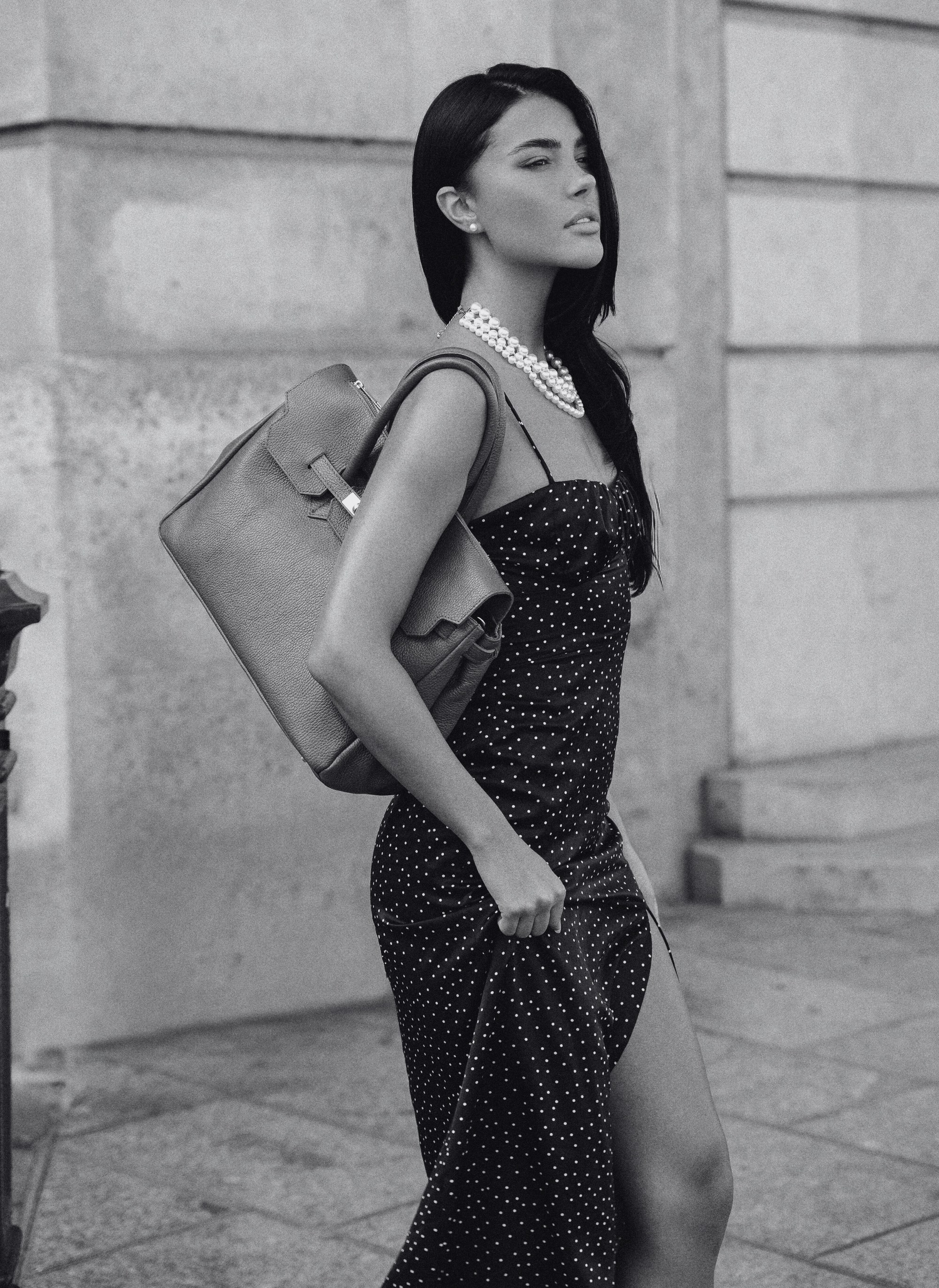 Elizabeth Bag in Navy Blue Togo Leather