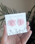 Hydrangea Stud Earrings - mixed color