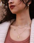 Flower Medallion Necklace