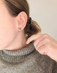 Forget-me-not Heart Stud Earrings