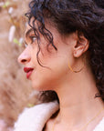 1.5" Classic Hoop Earrings