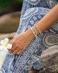 Teal Tide Sea Stone Bracelet
