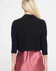 Knit Cashmere Like Bolero Cardigan