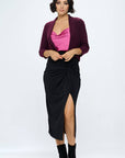 Knit Cashmere Like Bolero Cardigan