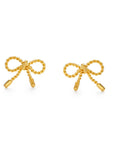 Tiny Bow Stud Earrings