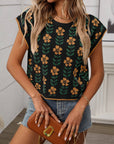 Retro Floral Vintage Pullover