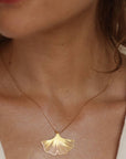 Ginkgo Leaf Necklace
