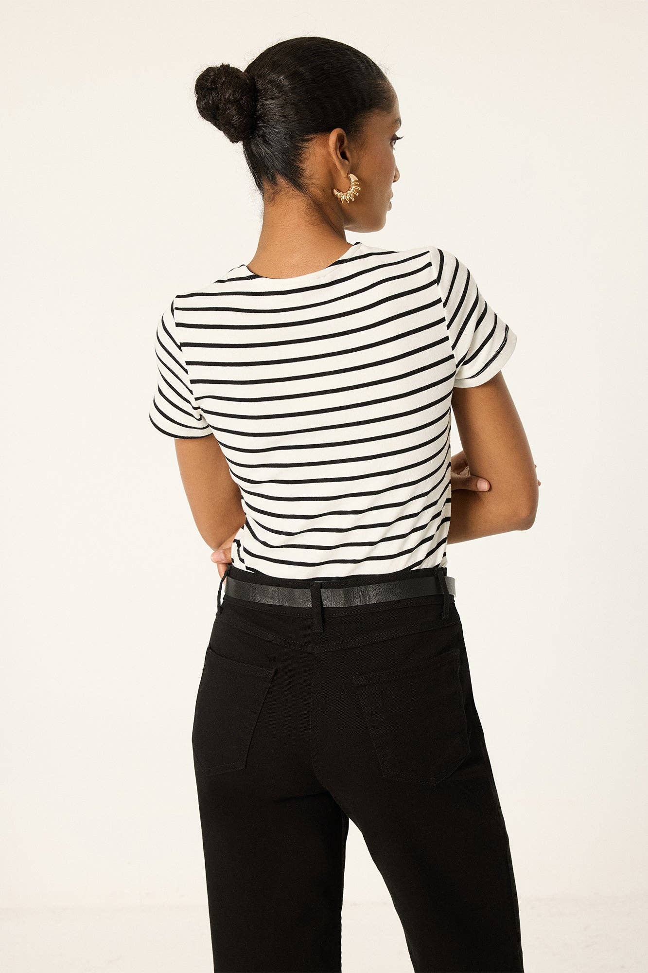 Classic Striped Cotton T-Shirt