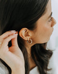 Ribbon Twist Hoops