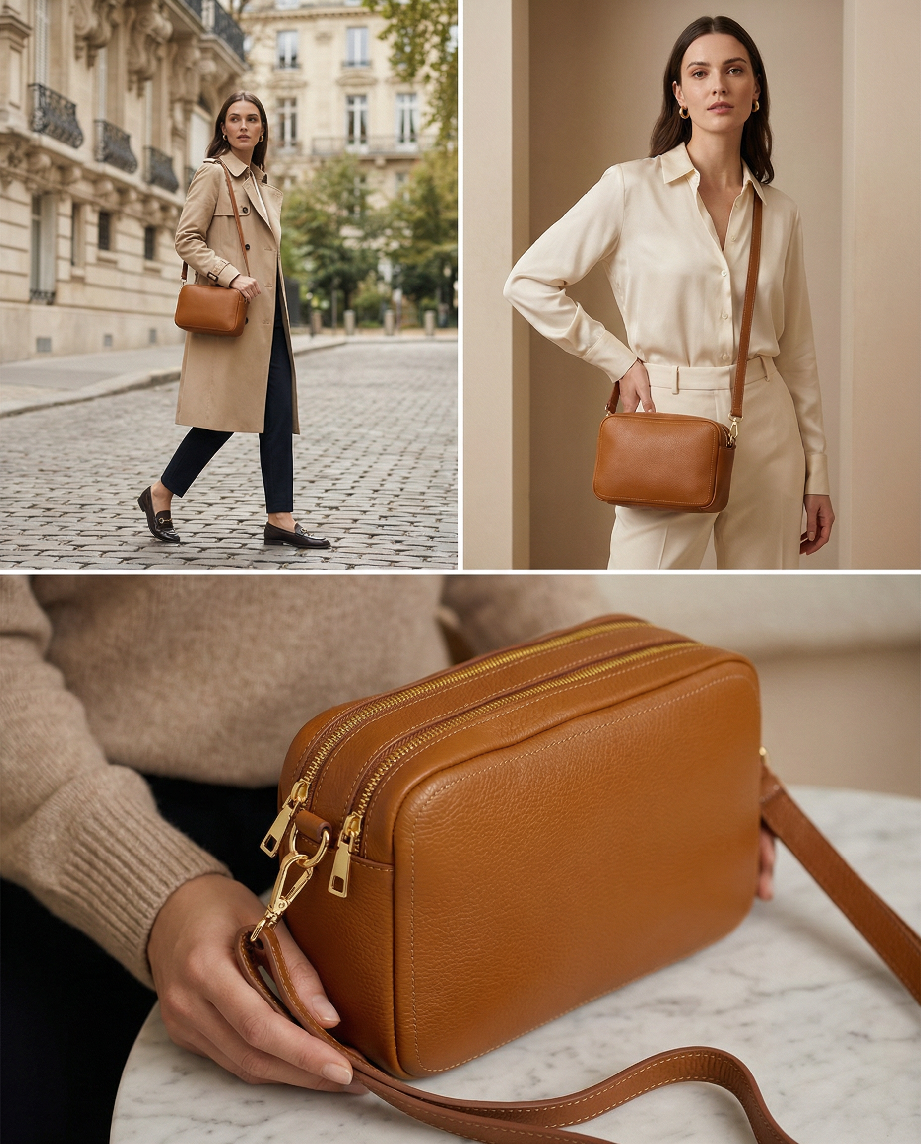 Genuine Leather bag saponetta maxi: Rosa