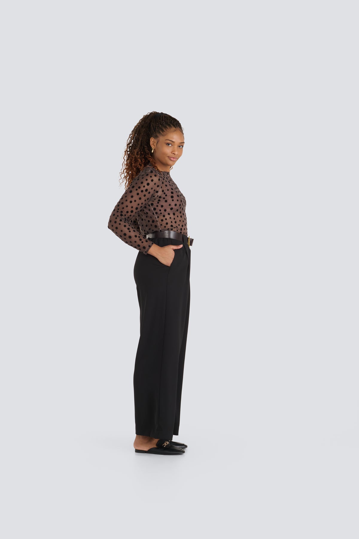 Pleated Trouser