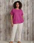 Classic Linen top t-shirt style