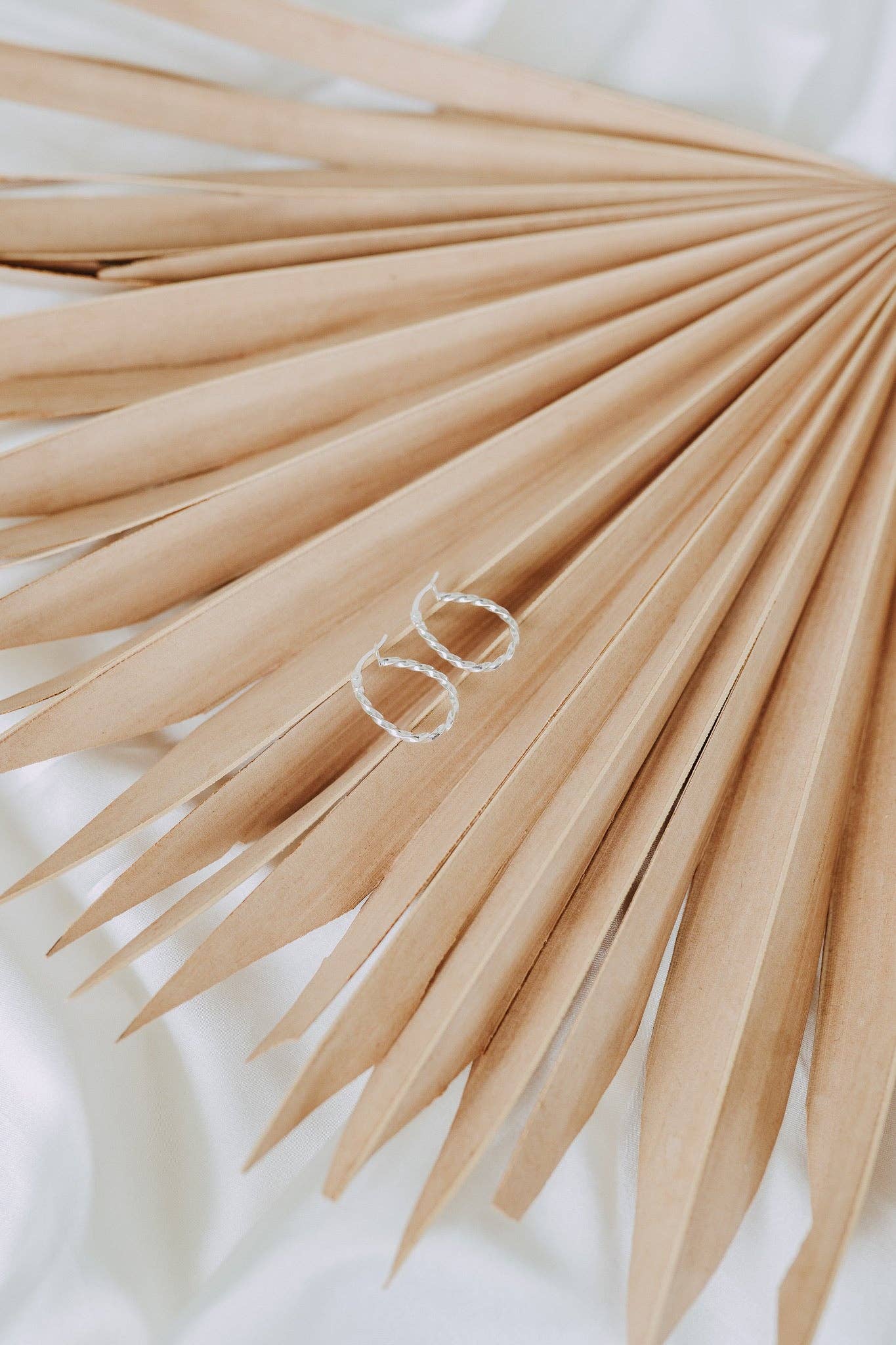 Wren Hoops Sterling Silver Twisted Everyday Hoops