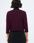 Knit Cashmere Like Bolero Cardigan