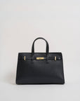 Sveva Bag in Black Togo Leather