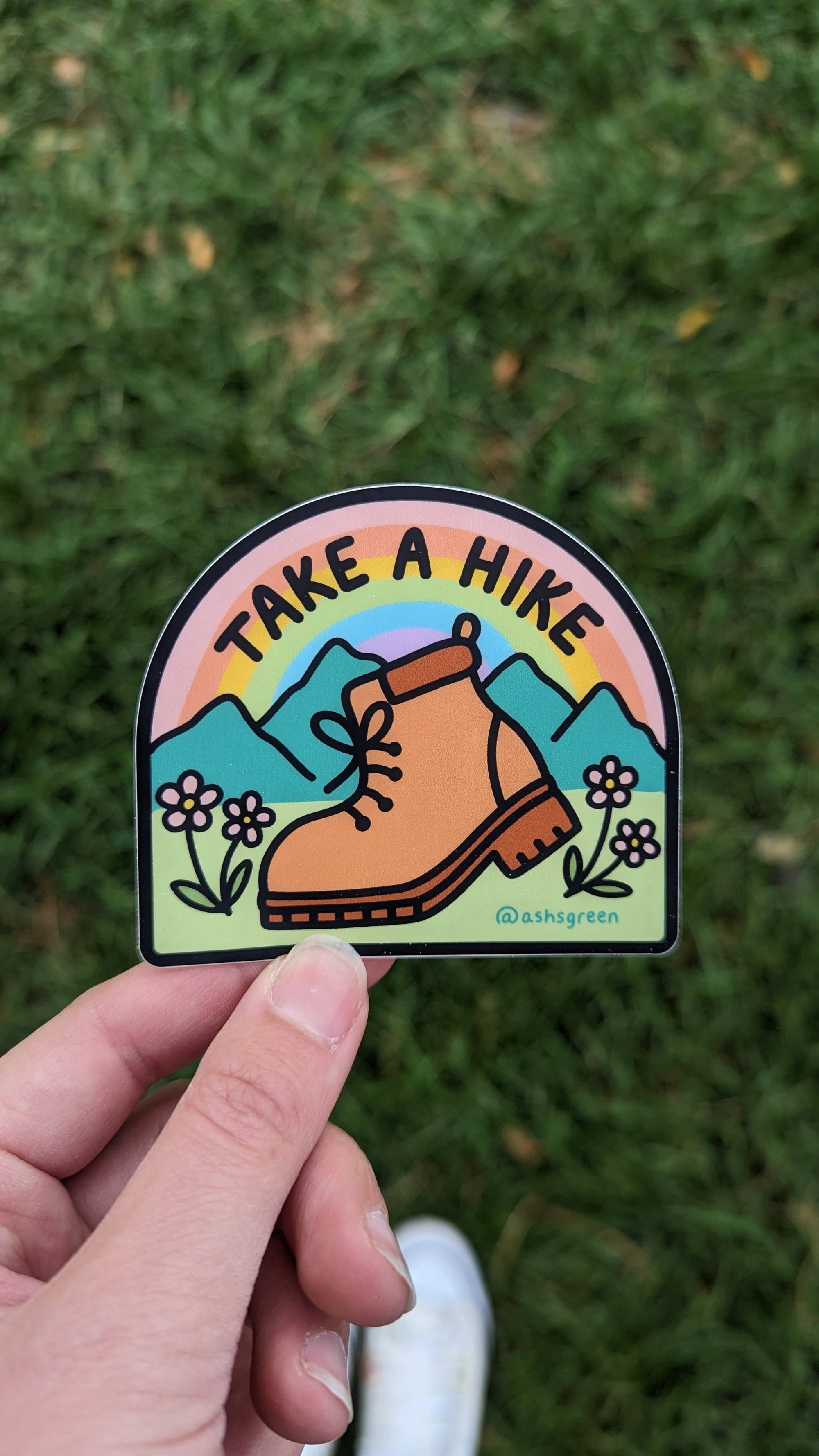 Take A Hike - 3" vinyl sticker