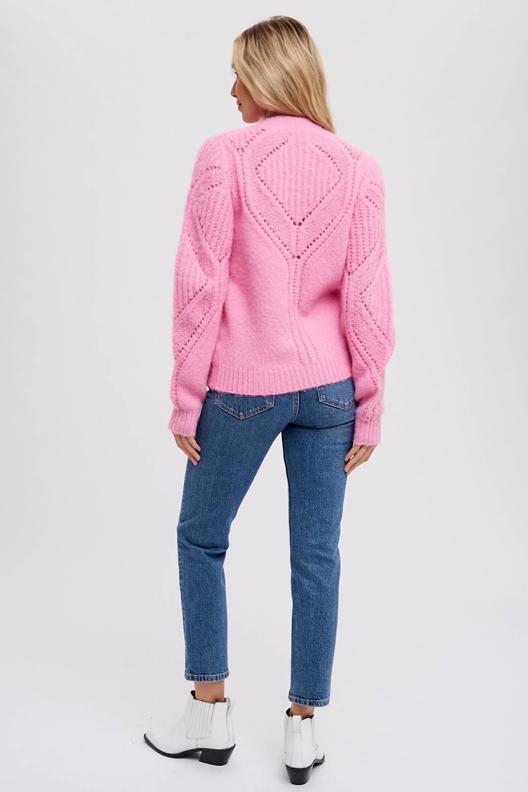 OPENWORK SWEATER PULLOVER