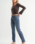 Dark Wash Pencil Jean