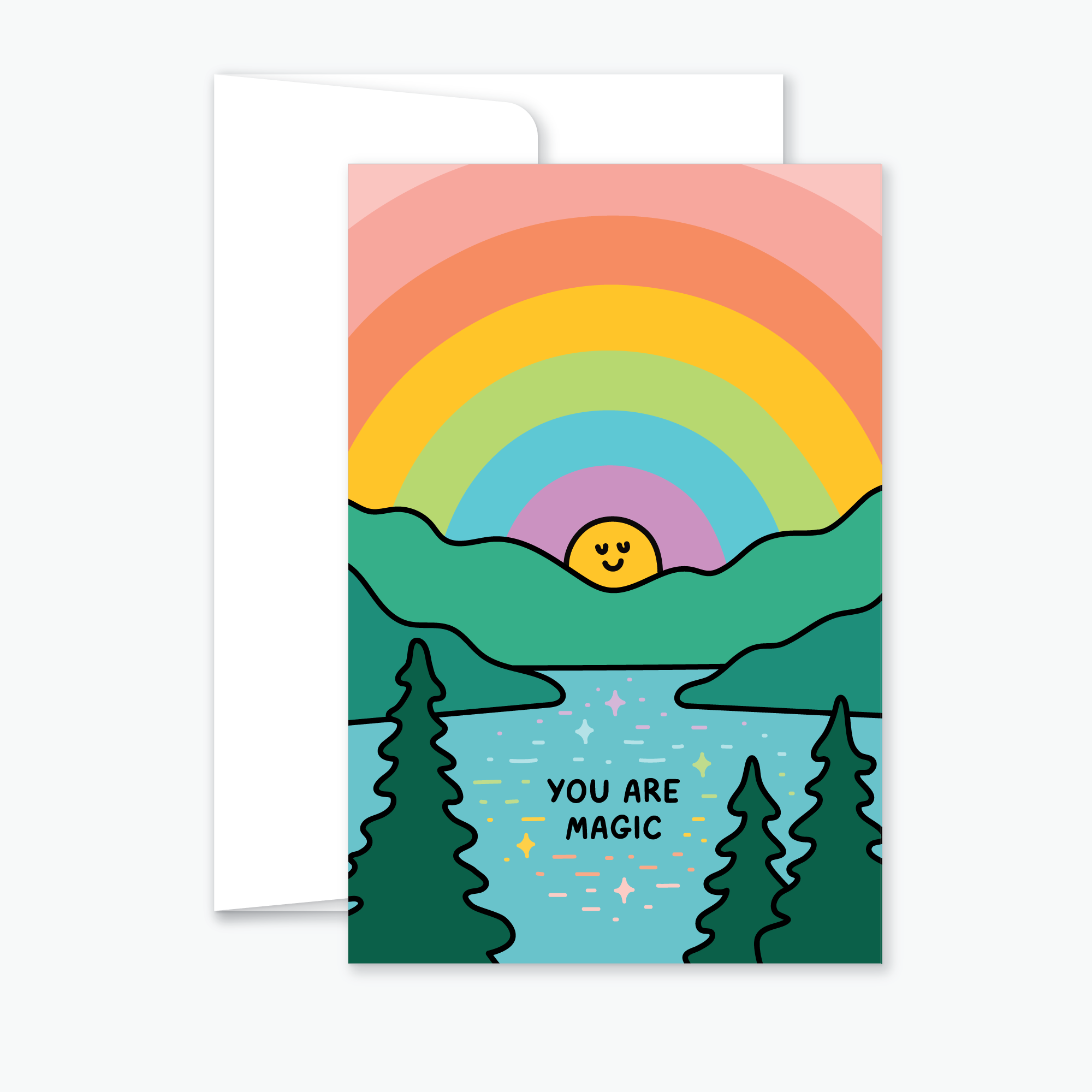 'You Are Magic' - Greeting Card with Envelope (4x6")