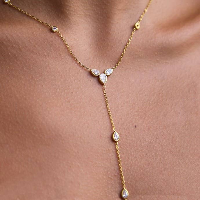 Tarnish Free Y Necklace