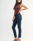 Dark Wash Super Soft Slim Straight