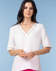Detail V-Neck Top