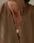 Lang Necklace Rutile Quartz Rhodium