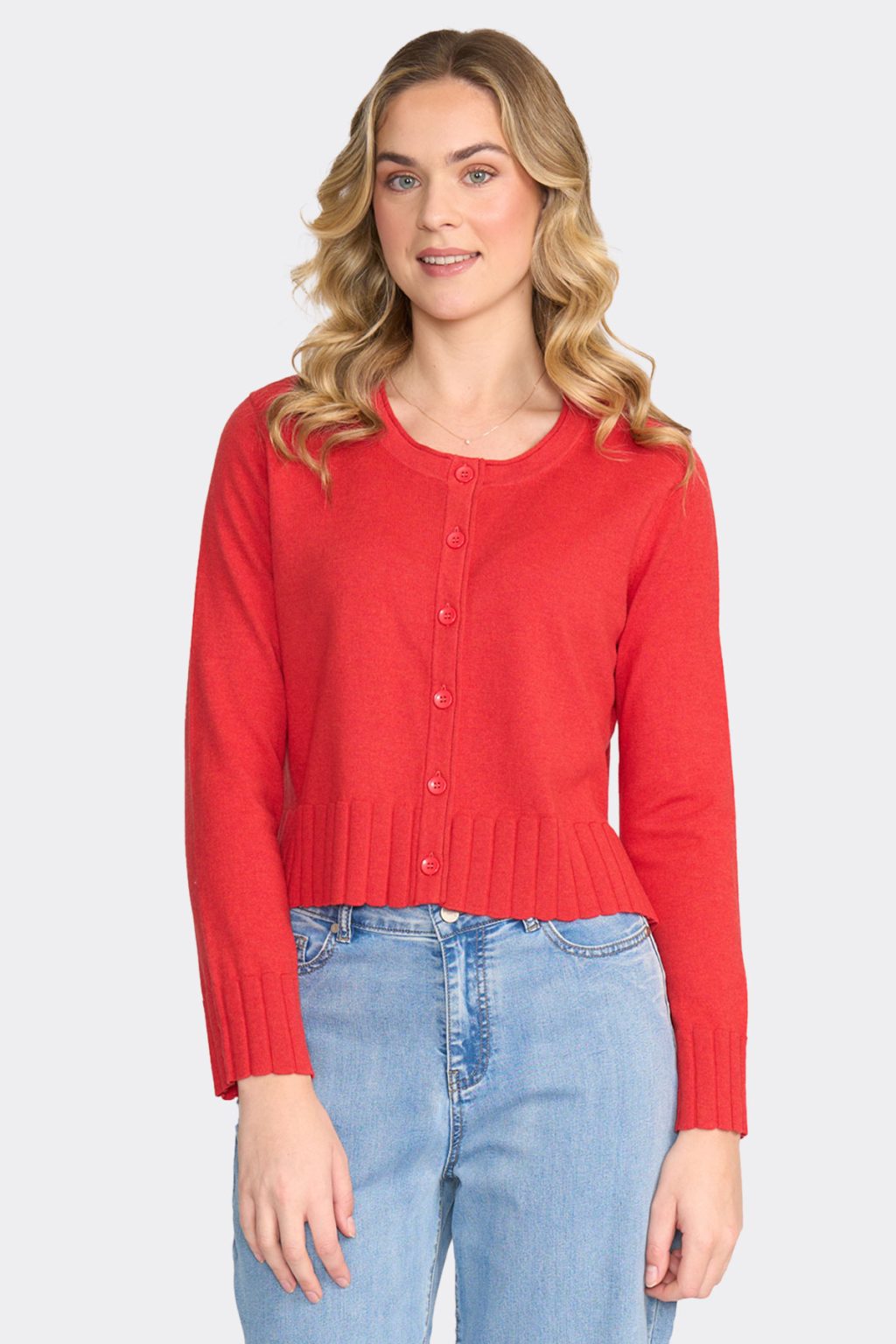 Flame Seams Natural Cardigan