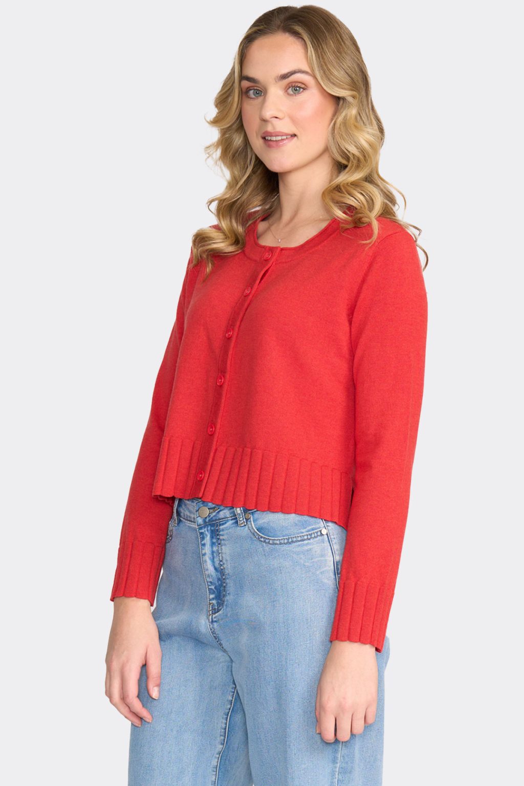 Flame Seams Natural Cardigan