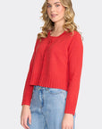 Flame Seams Natural Cardigan