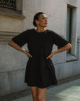 Brunette The Label Tiered Dress