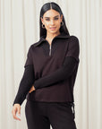 Collar Zip Sweater