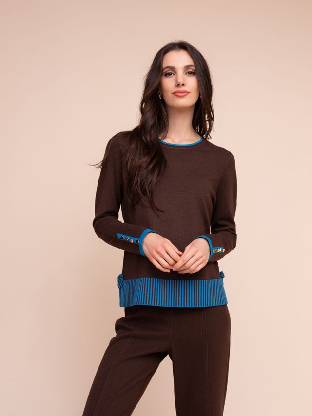 Color Block Pullover