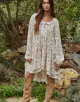 Soft Petals Mini Dress