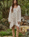 Soft Petals Mini Dress