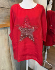 Star Sequin Tee One Size